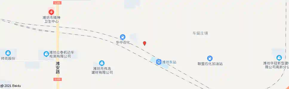 潍坊高新二路_公交站地图_潍坊公交_妙搜公交查询2025