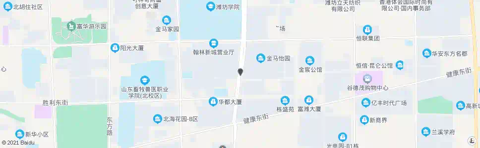 潍坊金马怡园_公交站地图_潍坊公交_妙搜公交查询2025