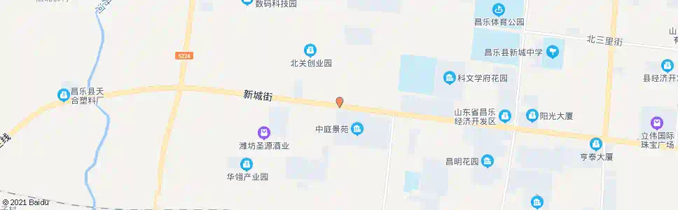 潍坊科技示范园_公交站地图_潍坊公交_妙搜公交查询2025