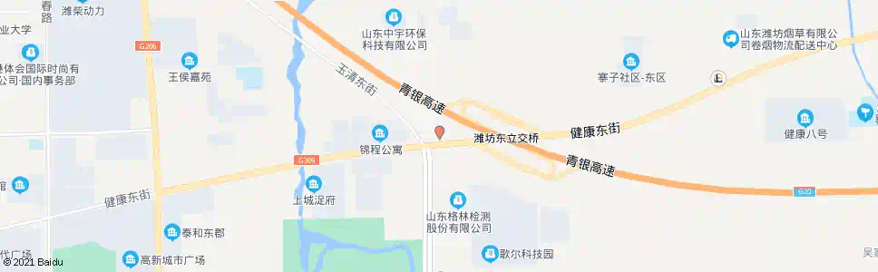 潍坊九四三零三部队_公交站地图_潍坊公交_妙搜公交查询2025