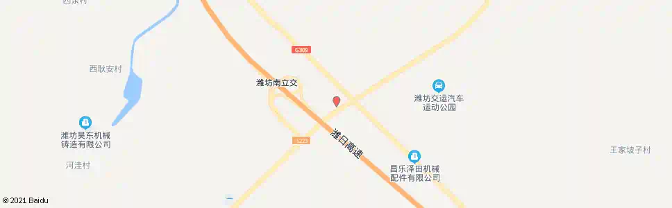 潍坊石油公司中心油库_公交站地图_潍坊公交_妙搜公交查询2025