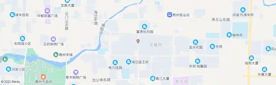 潍坊益王府社区_公交站地图_潍坊公交_妙搜公交查询2025