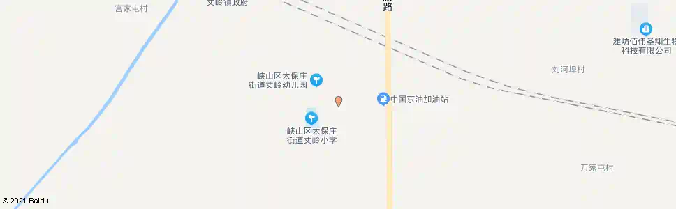 潍坊丈岭医院_公交站地图_潍坊公交_妙搜公交查询2025