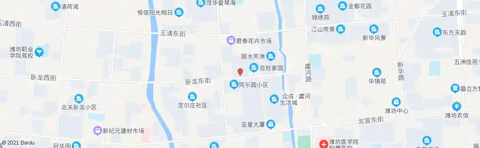 潍坊金鼎华府南门_公交站地图_潍坊公交_妙搜公交查询2025