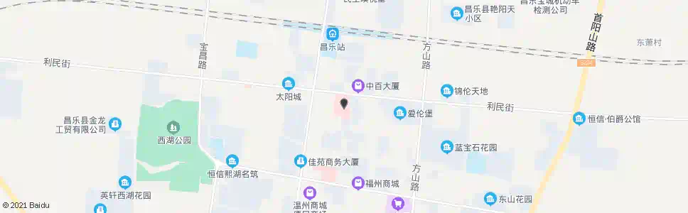 潍坊昌乐人民医院_公交站地图_潍坊公交_妙搜公交查询2025