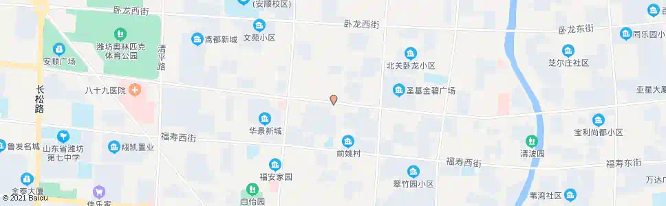 潍坊永安路口(北宫大街)_公交站地图_潍坊公交_妙搜公交查询2025