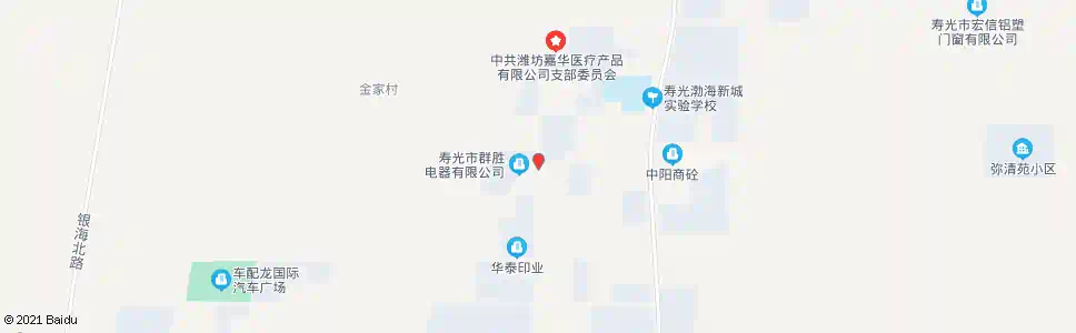 潍坊金穗雅峰木业_公交站地图_潍坊公交_妙搜公交查询2025