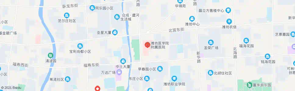 潍坊685医院_公交站地图_潍坊公交_妙搜公交查询2025