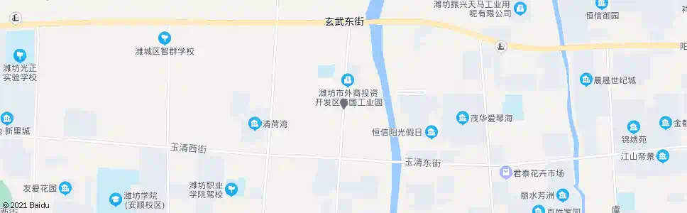 潍坊东夏庄村委_公交站地图_潍坊公交_妙搜公交查询2025