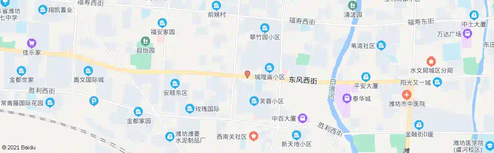 潍坊郭味蕖美术馆(三中)_公交站地图_潍坊公交_妙搜公交查询2025