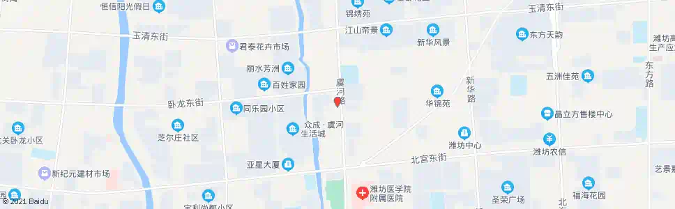 潍坊潍坊山潍拖医院_公交站地图_潍坊公交_妙搜公交查询2025