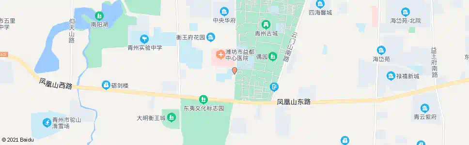 潍坊益都卫校_公交站地图_潍坊公交_妙搜公交查询2025