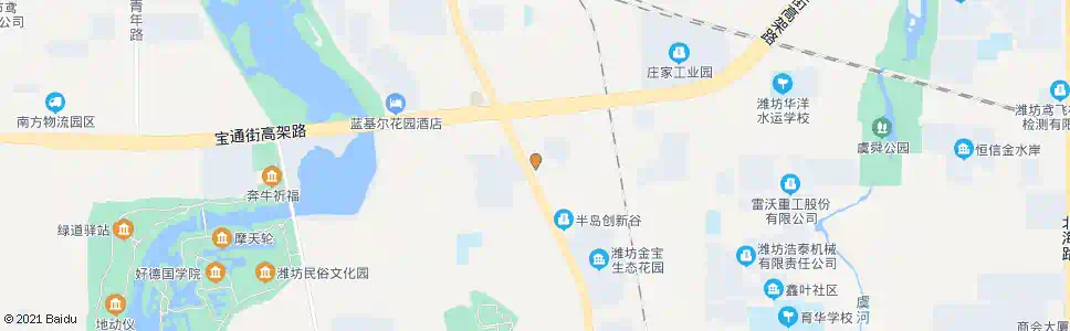 潍坊旧车交易市场_公交站地图_潍坊公交_妙搜公交查询2025