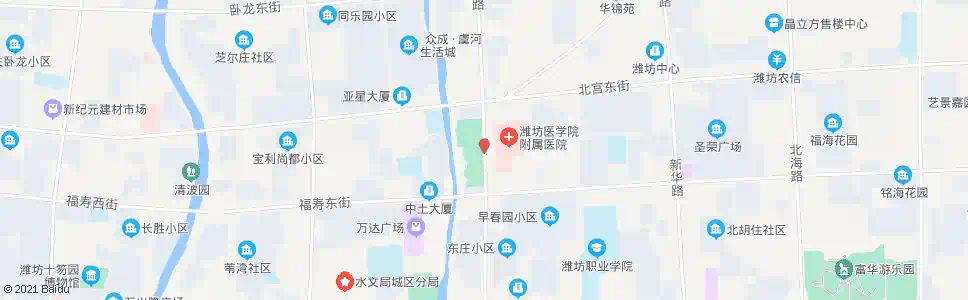 潍坊潍医附属医院_公交站地图_潍坊公交_妙搜公交查询2025