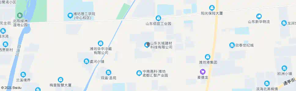 潍坊经济开发区_公交站地图_潍坊公交_妙搜公交查询2025