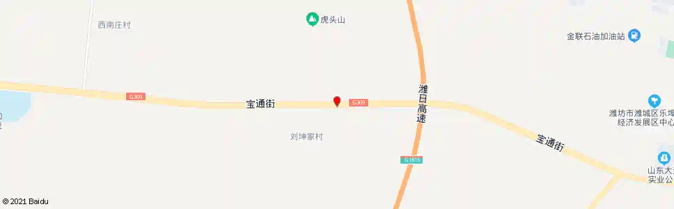 潍坊刘坤家社区_公交站地图_潍坊公交_妙搜公交查询2025