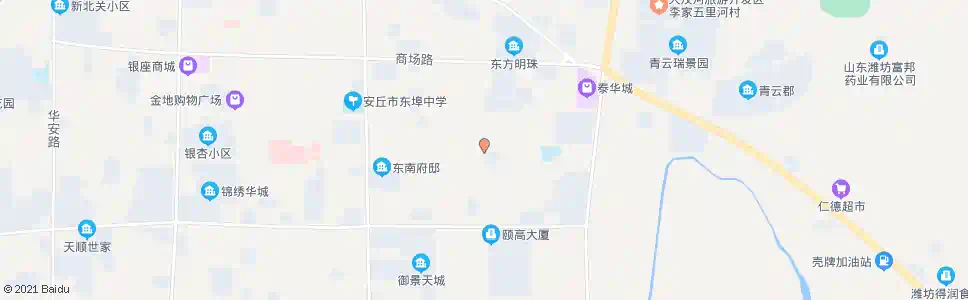 潍坊东城馨园_公交站地图_潍坊公交_妙搜公交查询2025