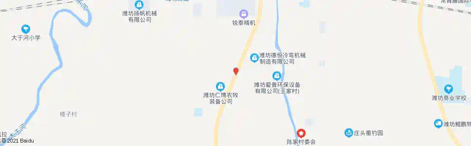 潍坊王家村_公交站地图_潍坊公交_妙搜公交查询2025