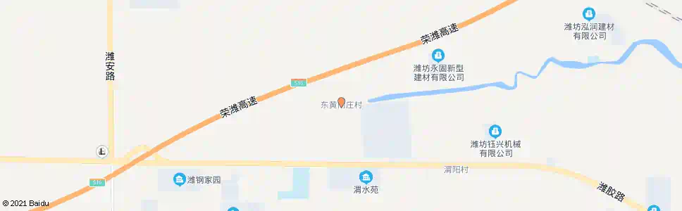 潍坊东黄门庄_公交站地图_潍坊公交_妙搜公交查询2025
