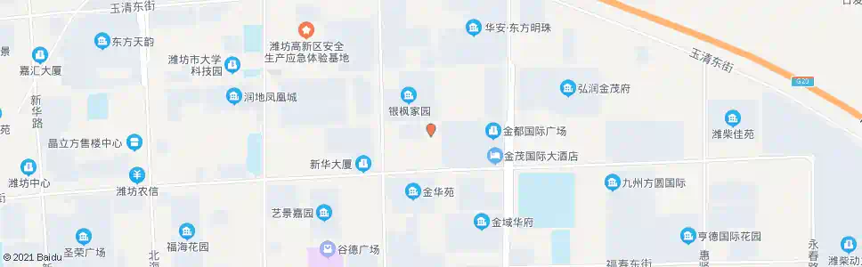 潍坊银枫小区_公交站地图_潍坊公交_妙搜公交查询2025