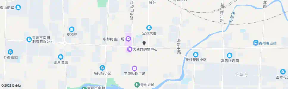 潍坊中百大厦百货大楼_公交站地图_潍坊公交_妙搜公交查询2025
