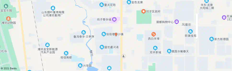 潍坊凯润景城小区(坊子国税局)_公交站地图_潍坊公交_妙搜公交查询2025