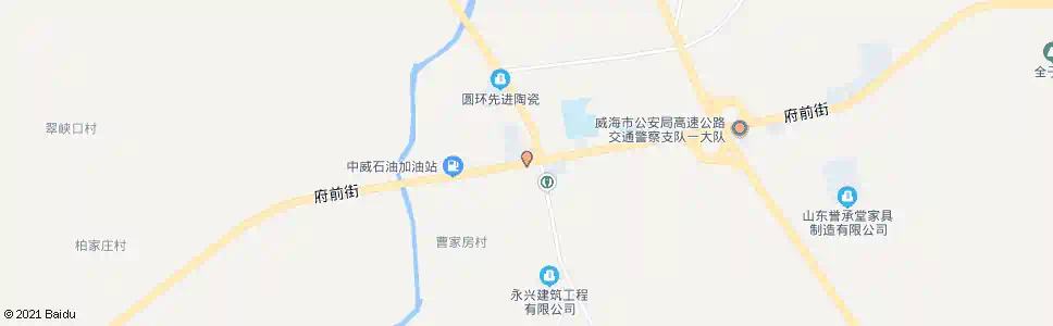 威海汪疃医院_公交站地图_威海公交_妙搜公交查询2025