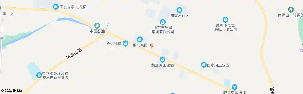 威海曲家河_公交站地图_威海公交_妙搜公交查询2025