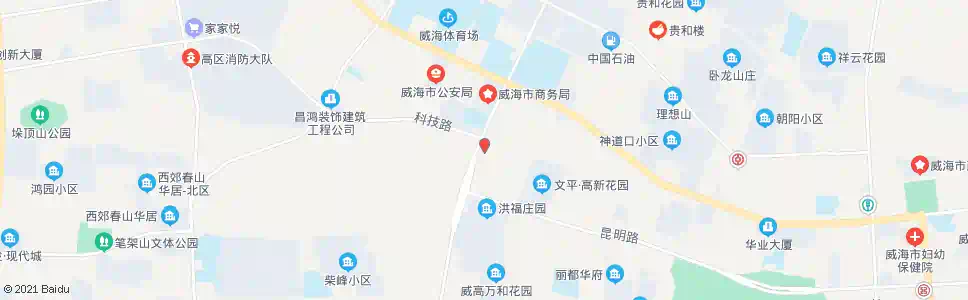 威海热电厂(消防支队)_公交站地图_威海公交_妙搜公交查询2025