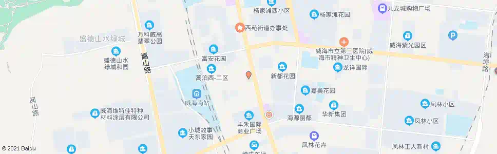 威海海大医院_公交站地图_威海公交_妙搜公交查询2025