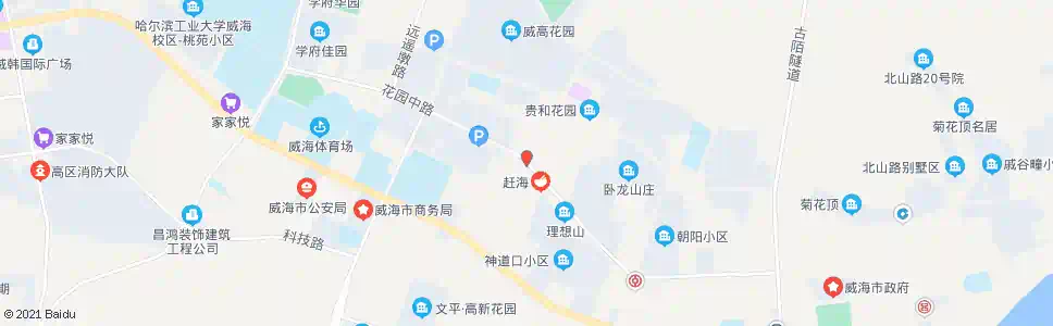 威海新建开发小区_公交站地图_威海公交_妙搜公交查询2025