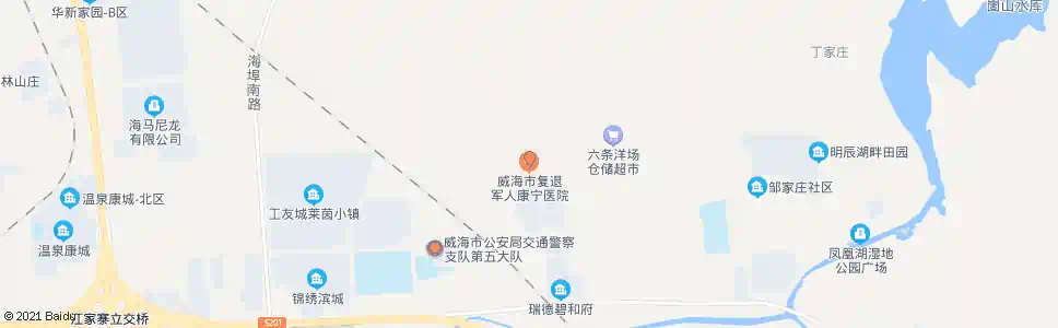 威海雅家庄(复退军人康宁医院)_公交站地图_威海公交_妙搜公交查询2025