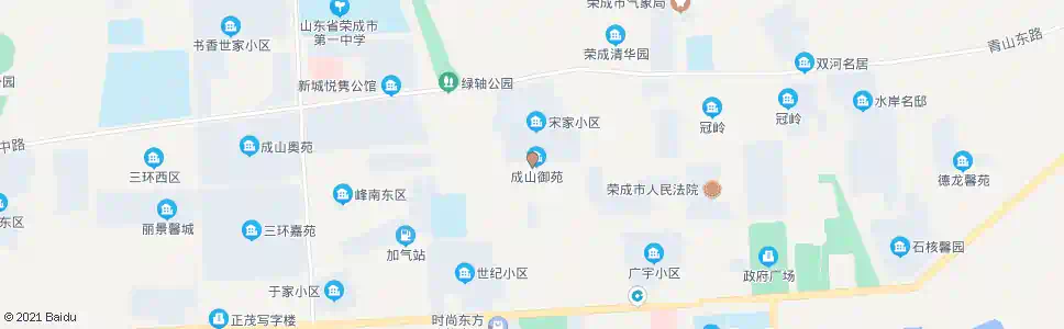 威海成山御苑南门_公交站地图_威海公交_妙搜公交查询2025