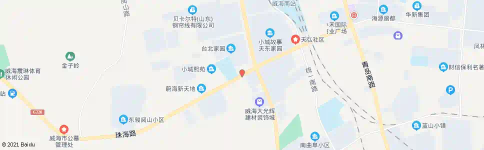 威海羊角埠_公交站地图_威海公交_妙搜公交查询2025
