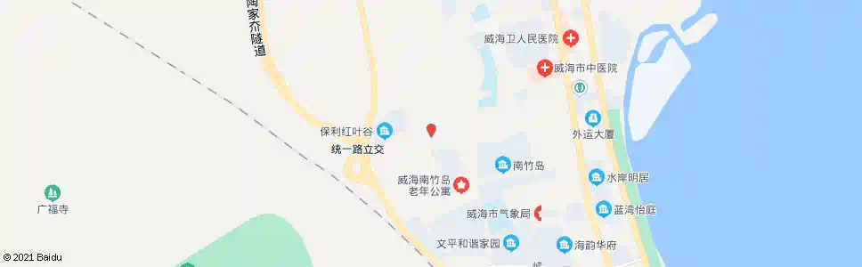 威海大川西_公交站地图_威海公交_妙搜公交查询2025