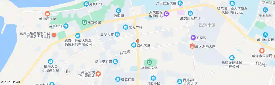 威海自由东方_公交站地图_威海公交_妙搜公交查询2025