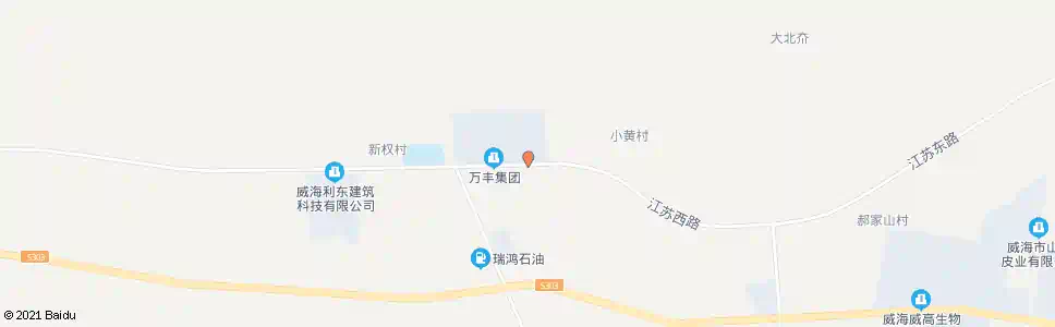 威海万丰机械_公交站地图_威海公交_妙搜公交查询2025