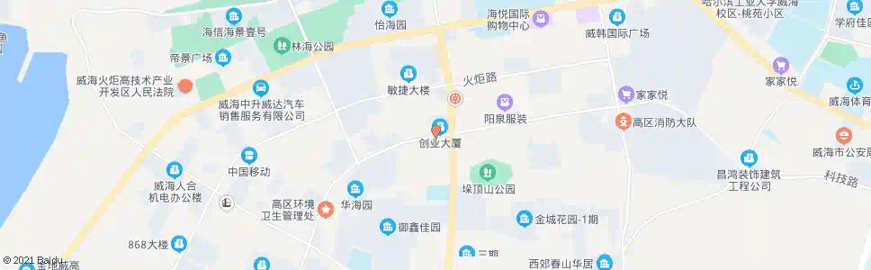 威海创新大厦_公交站地图_威海公交_妙搜公交查询2025