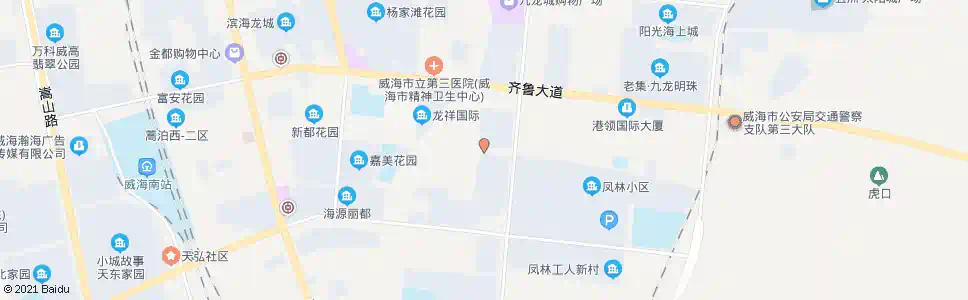 威海凤林旧货市场_公交站地图_威海公交_妙搜公交查询2025