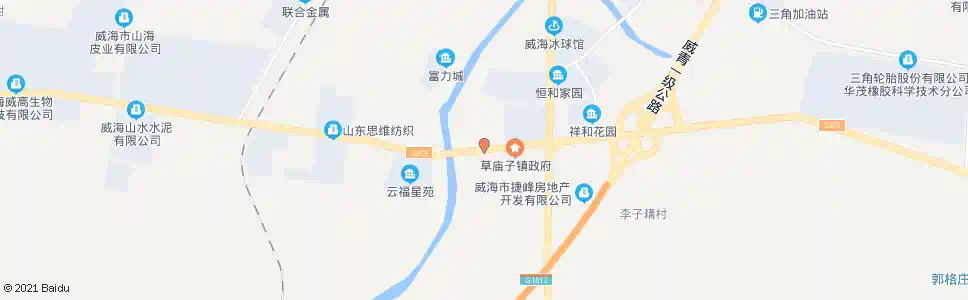 威海草庙子政府_公交站地图_威海公交_妙搜公交查询2025