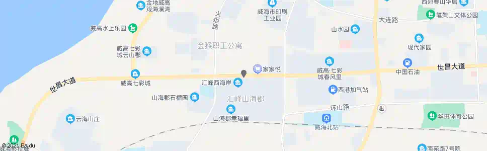 威海后峰西_公交站地图_威海公交_妙搜公交查询2025