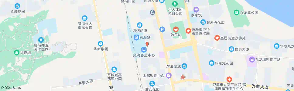 威海威海汽车站_公交站地图_威海公交_妙搜公交查询2025