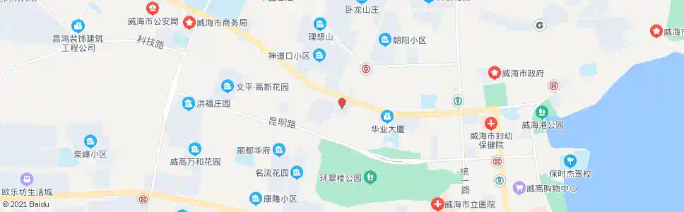 威海小商品批发市场_公交站地图_威海公交_妙搜公交查询2025