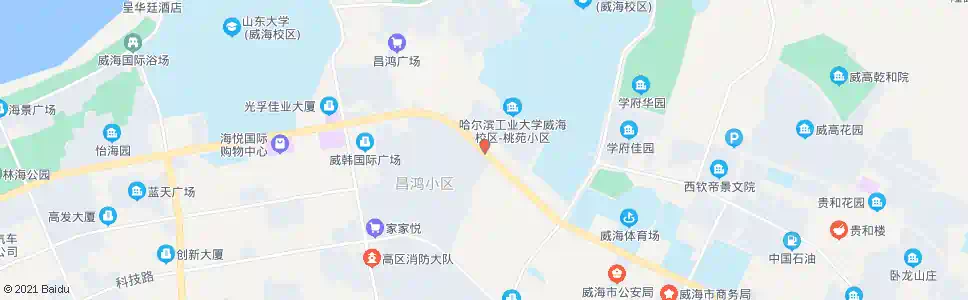 威海昌鸿生活小区_公交站地图_威海公交_妙搜公交查询2025
