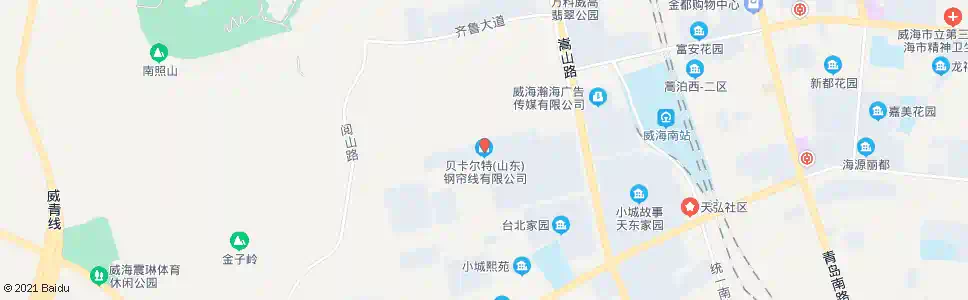 威海贝卡尔特_公交站地图_威海公交_妙搜公交查询2025