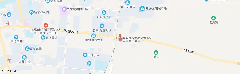 威海交警三大队_公交站地图_威海公交_妙搜公交查询2025