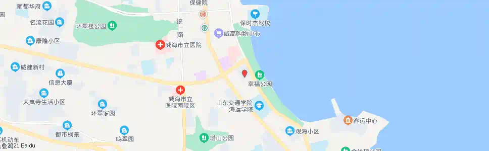 威海银座商城_公交站地图_威海公交_妙搜公交查询2025