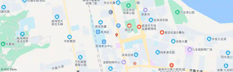威海金蚂蚁五交化公司_公交站地图_威海公交_妙搜公交查询2025