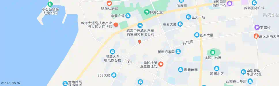 威海青青小城_公交站地图_威海公交_妙搜公交查询2025