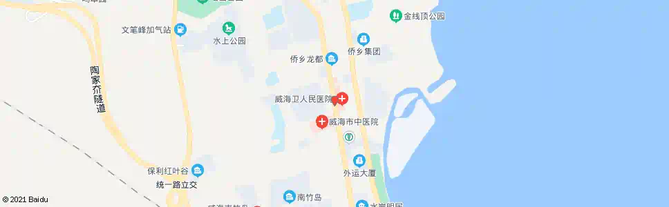 威海骨科医院(中医院)_公交站地图_威海公交_妙搜公交查询2025
